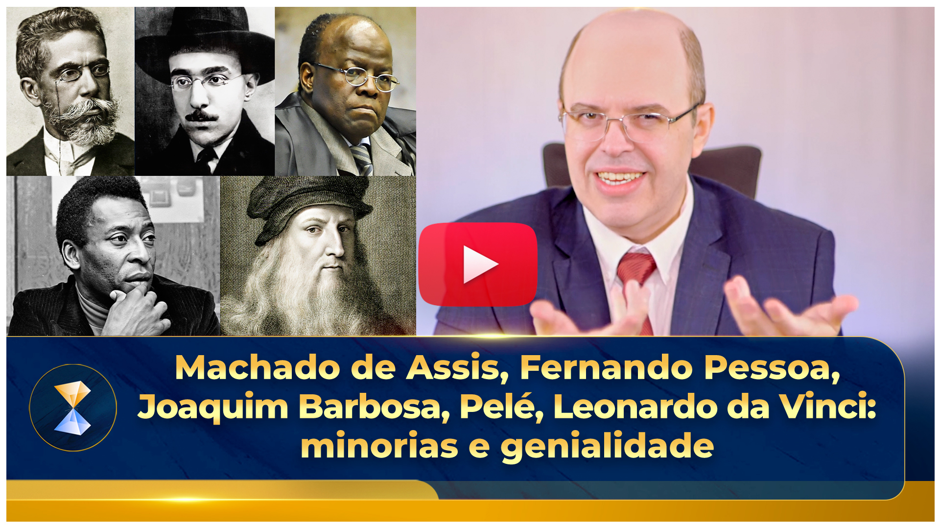 Machado de Assis, Fernando Pessoa, Joaquim Barbosa, Pelé, Leonardo da Vinci: minorias e genialidade